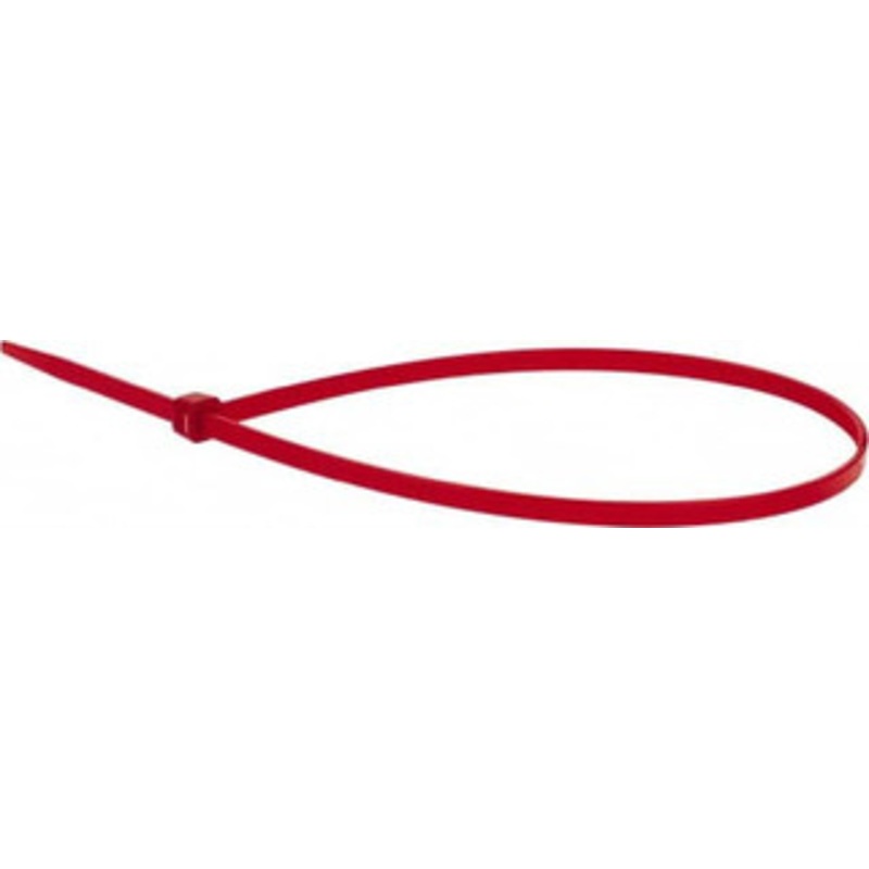 Value Collection 14.6 Long Red Nylon Standard Cable Tie 50 Lb Tensile Strength, 106mm Max Bundle Diam TSL-370-S-YR-M - 68952662