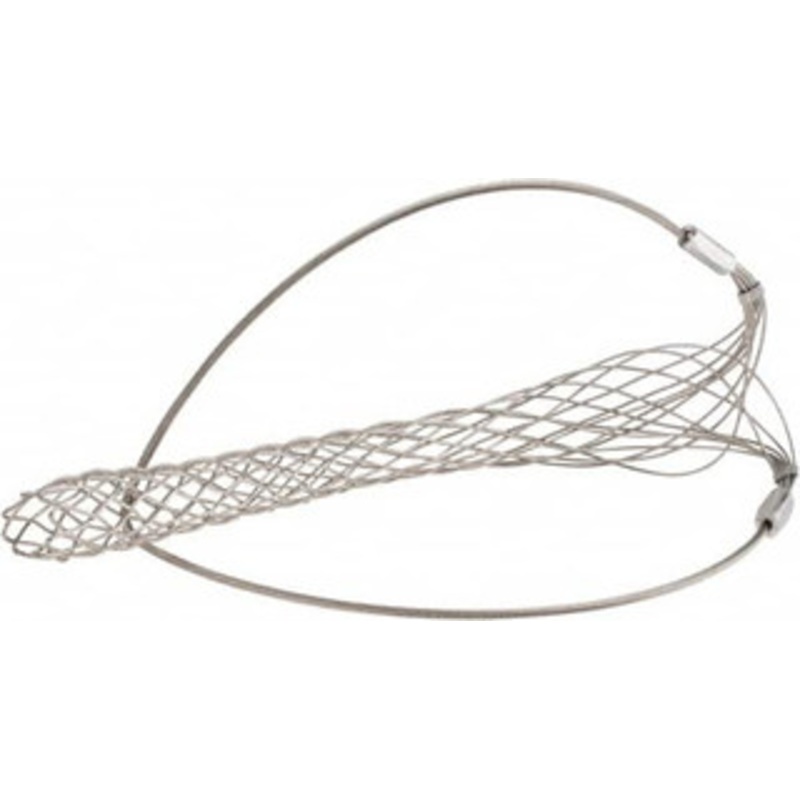 Woodhead - Molex 2 to 2.49 Inch Cable Diameter, Tinned Bronze, Single Loop Support Grip 28 Inch Long, 3,760 Lb. Breaking Strength, 22 Inch Mesh Length 35037 - 70498373