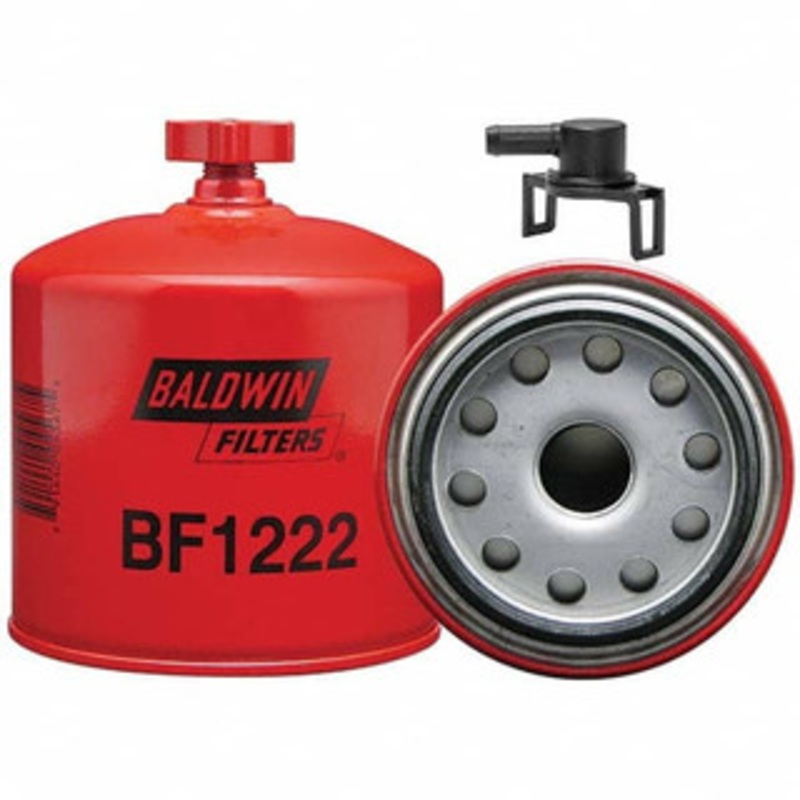 Baldwin Filters Automotive Fuel/Water Separator Element Caterpillar 3I1672, Ford E8TZ-9N184-A, GMC 25014578, Hastings FF1039, International , Wix 33417 BF1222 - 16645525