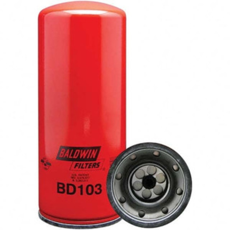 Baldwin Filters Automotive Oil Filter AC Delco PF1217, Case 907101T1, Caterpillar 3I1265, Cummins 331885, Donaldson P559671, Fleetguard LF3000, Ford E9PJ6714AA, Fram PH6349AFP, GMC 25162296, Hastings LF448, International BD103 - 16645202