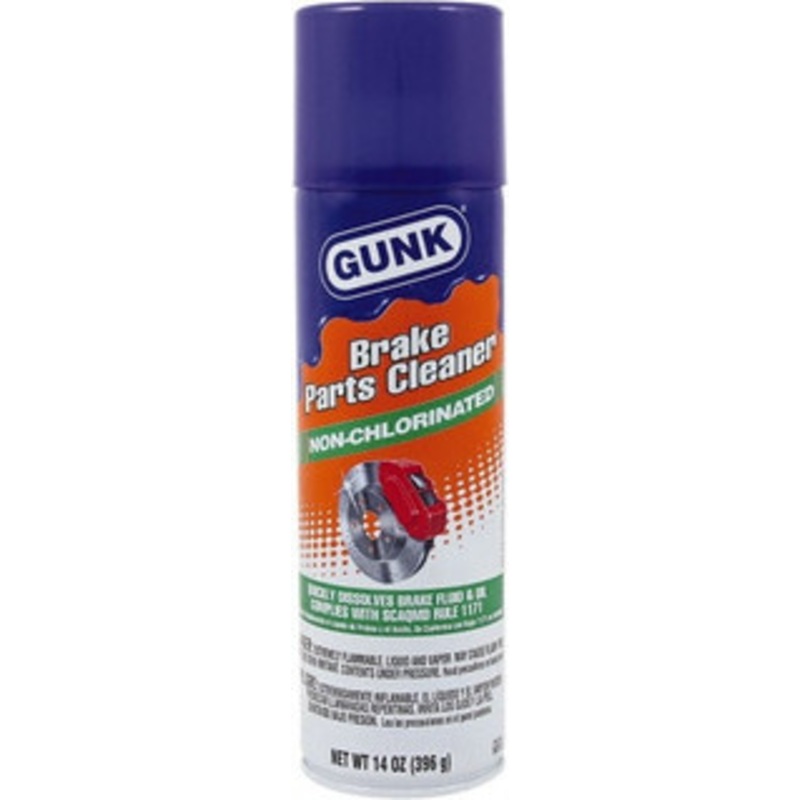 GUNK 14 oz Aerosol Can Automotive Brake Parts Cleaner Nonchlorinated, Flammable M710 - 67695536