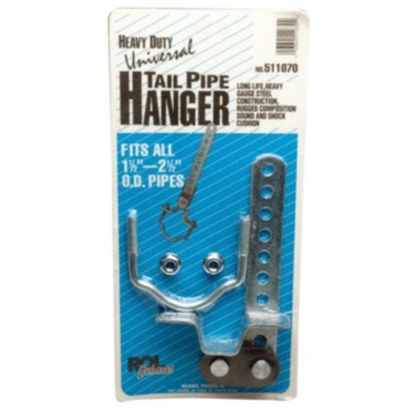 Made in USA 1 Pc 4-1/4 Long, Steel Tailpipe Hanger 1-1/2 OD NICK17144 - 73331225