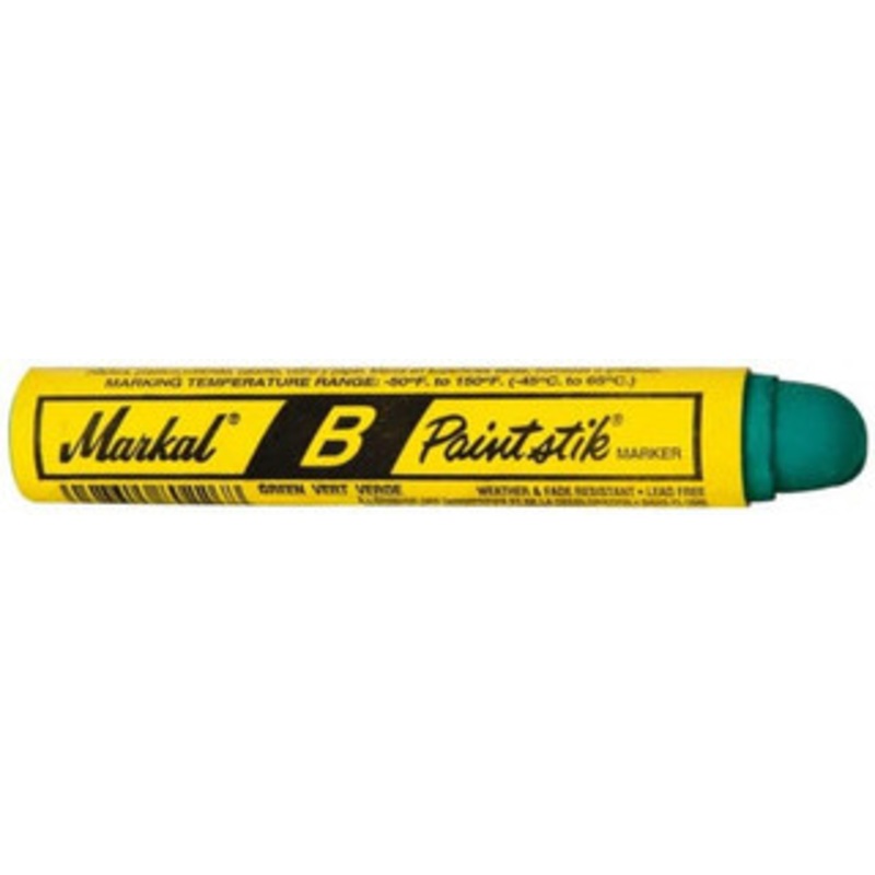 Markal Green Marker/Paintstick Fine Tip, Oil Base Ink 80226 - 36967123