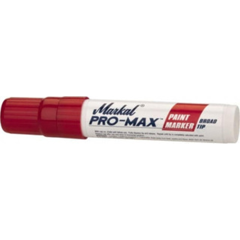 Markal Red Paint Marker Broad Tip, Alcohol Base Ink 90902 - 84259308
