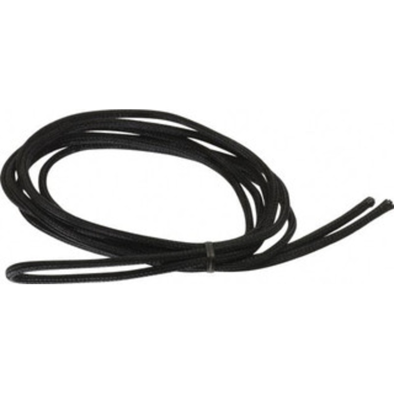 Techflex Black Braided Cable Sleeve 10 ft. Coil Length, -103 to 257F F6N0.13-10 - 71403919