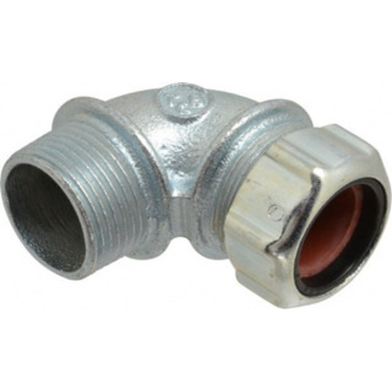 Thomas & Betts 0.75 to 0.875 Liquidtight Elbow Strain Relief Cord Grip 1 NPT, Iron 2275 - 54116801