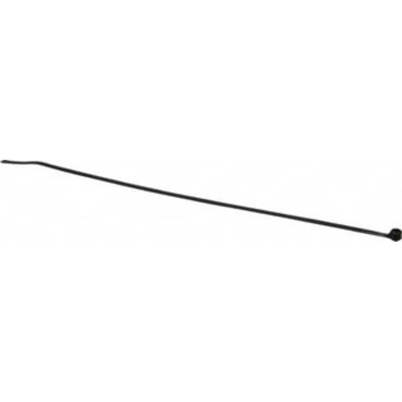 Thomas & Betts 11.6 Long Black Nylon Standard Cable Tie 50 Lb Tensile Strength, 1.41mm Thick, 76.2mm Max Bundle Diam TY5253MX - 54066063