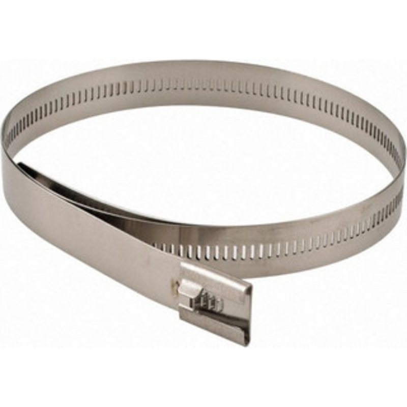 Thomas & Betts 24 Long Black Stainless Steel Standard Cable Tie 250 Lb Tensile Strength, 0.25mm Thick, 3 Max Bundle Diam TYS24-470 - 54060405