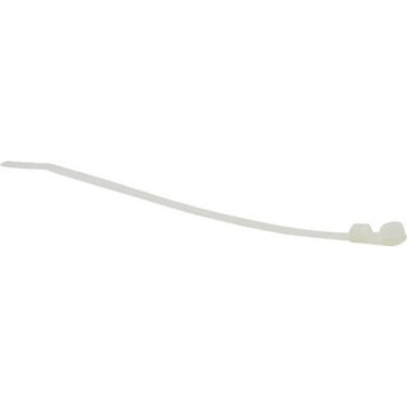 Thomas & Betts 5.6 Long Natural (Color) Nylon Standard Cable Tie 30 Lb Tensile Strength, 1.21mm Thick, 1-1/4 Max Bundle Diam L-5-30MH-9-C - 73125338
