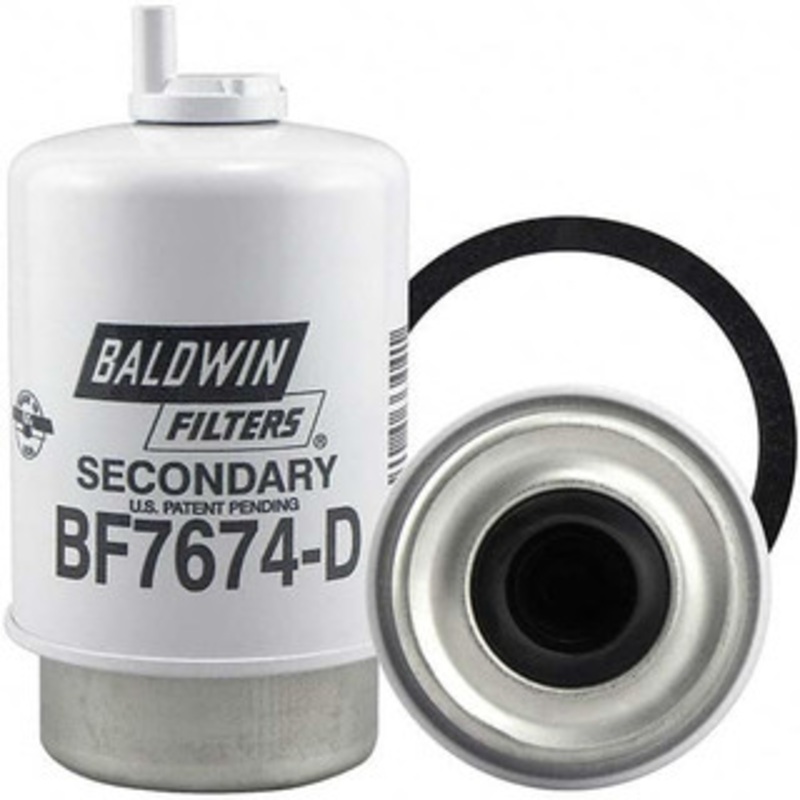 Baldwin Filters Automotive Fuel/Water Separator Element AC Delco TP1263, Case 84269166, Caterpillar 100-559, Donaldson P551424, Fleetguard FS19868, Fram PS9268, GMC 12554082, Hastings FF1102D, John Deere RE52987, Komatsu 5200111 BF7674-D - 16641920