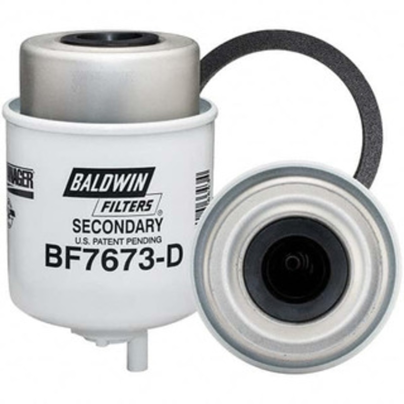 Baldwin Filters Automotive Fuel/Water Separator Element Donaldson P550351, Fleetguard FS19516, Fram PS7407A, Hastings FF1101D, John Deere RE50455, Purolator F55110, Wix WF10092 BF7673-D - 16642431
