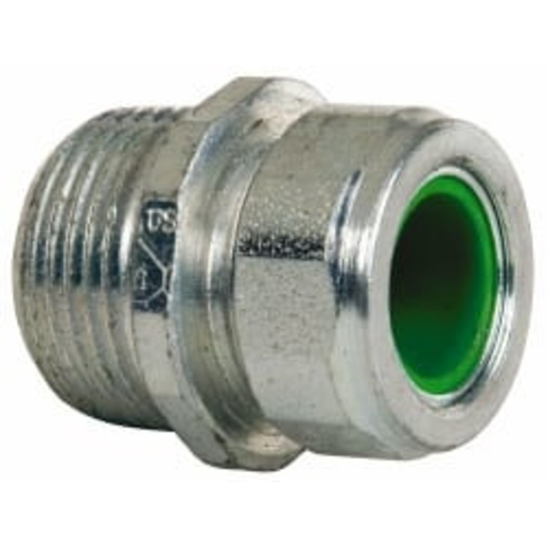 Crouse-Hinds 0.45 to 0.56 Liquidtight Straight Strain Relief Cord Grip 3/4 NPT, 1-5/16 OAL, Steel CG75 560 - 04504577