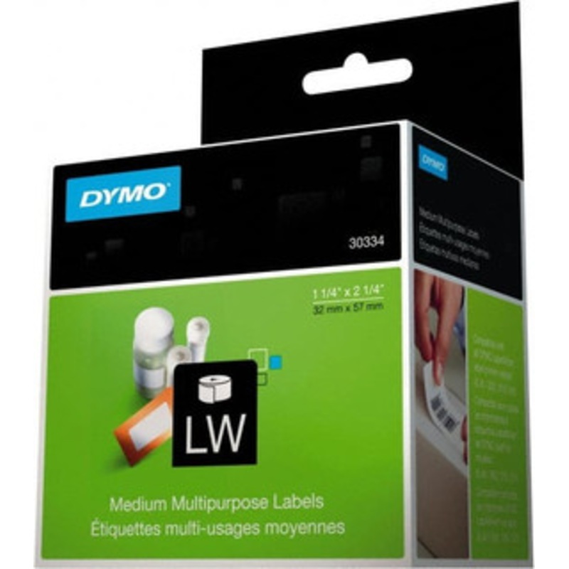 DYMO 2-1/4 x 2-1/4 White Label Printer Cartridge For DYMO LabelWriter Printers 30334 - 85398279