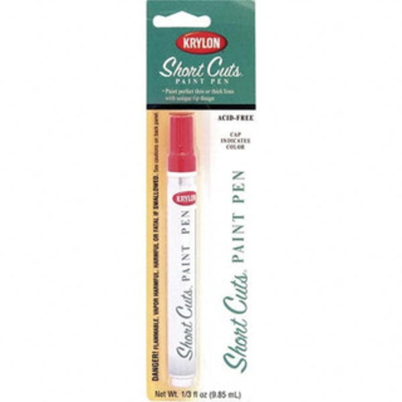 Krylon 0.33 oz Glow Orange Gloss Finish Paint Pen Pen, Direct to Metal KSCP912 - 54291208