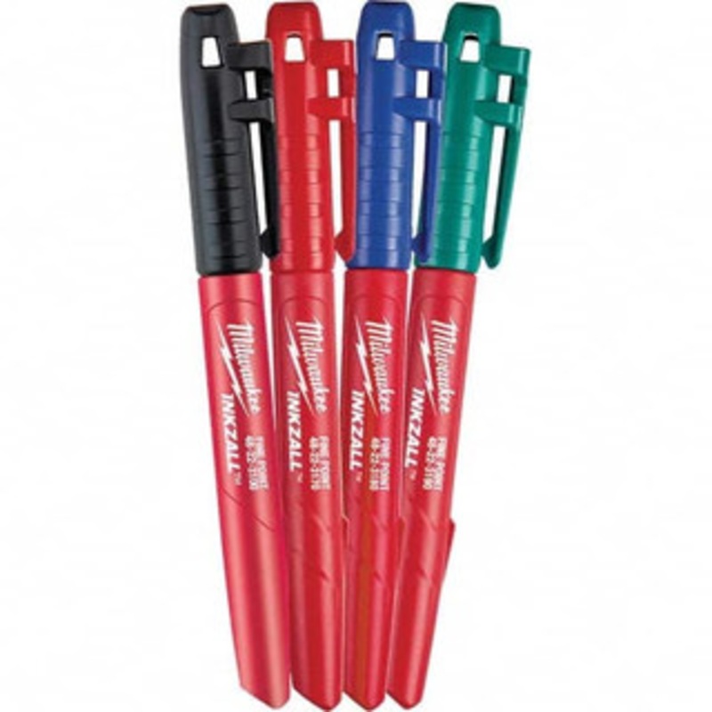 Milwaukee Markers & Paintsticks, Type: Clog Resistant, Color: Multi-Color, Ink Type: AP Non-toxic, Tip Type: Fine Point, Material: Plastic, Tip: Fine 48-22-3106 - 37094505