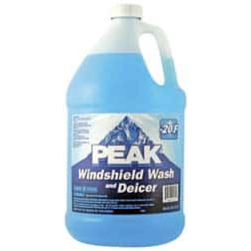 PEAK 1 Gal Bottle Automotive Windshield Washer Fluid Water-Based Solution, Flammable PWN0G3 - 04668273