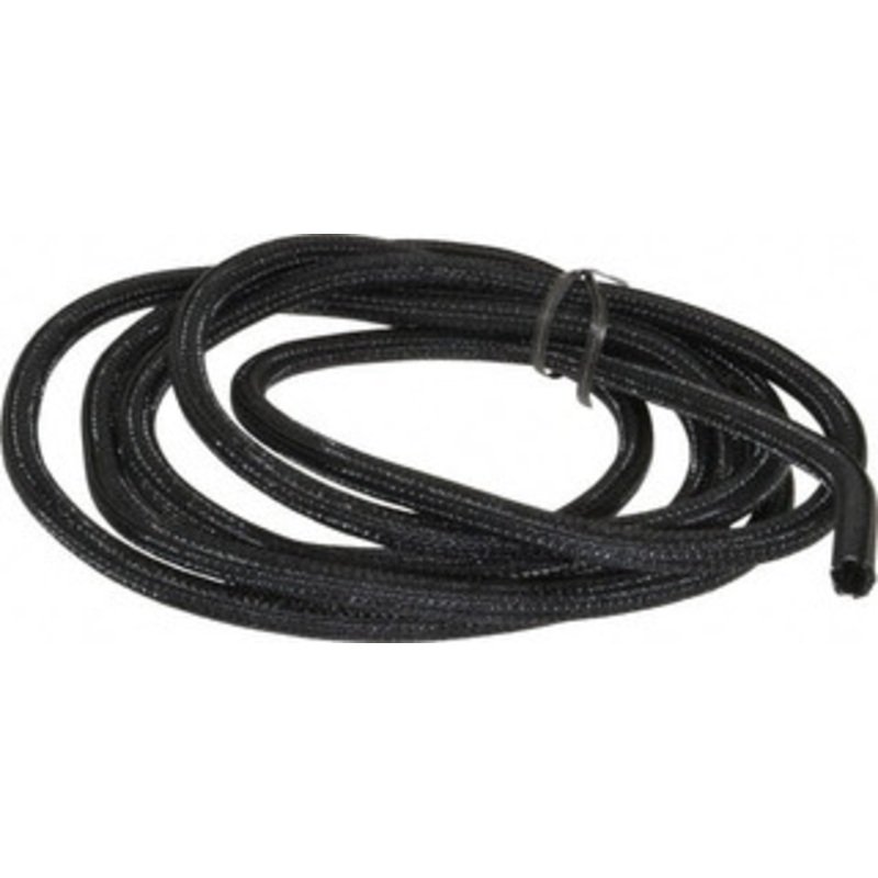 Techflex Black Braided Cable Sleeve 10 ft. Coil Length, -103 to 257F F6N0.25-10 - 71403943