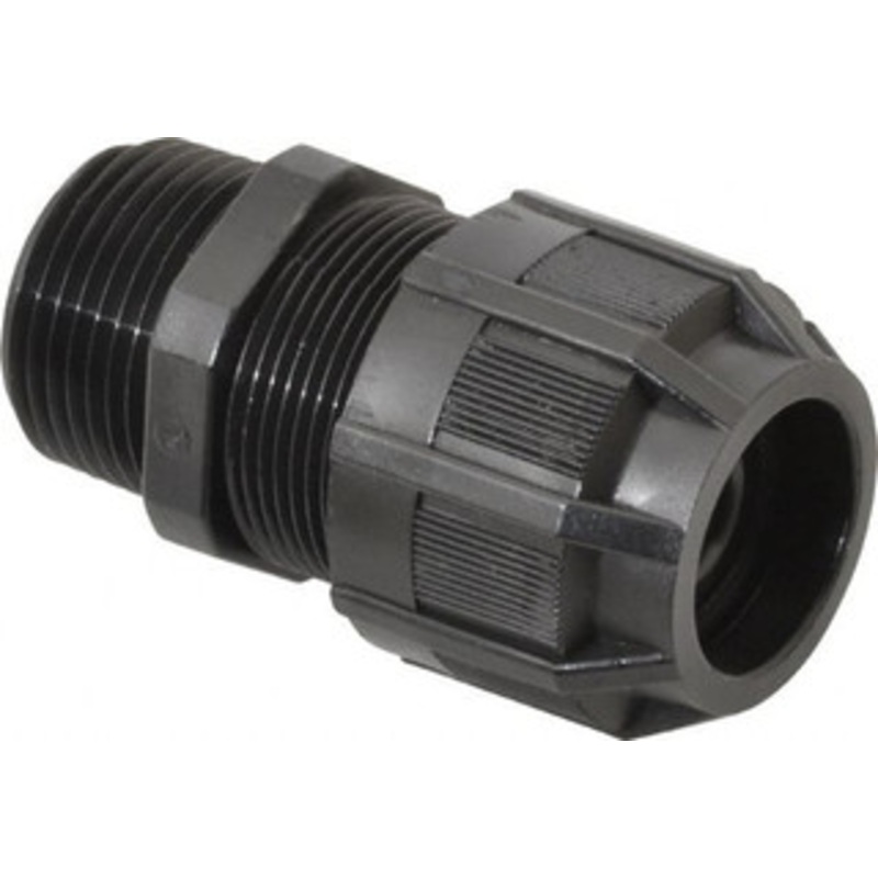 Thomas & Betts 0.125 to 0.375 Liquidtight Straight Strain Relief Cord Grip 3/4 NPT, 2-3/16 OAL, Nylon 2930NM - 81793895