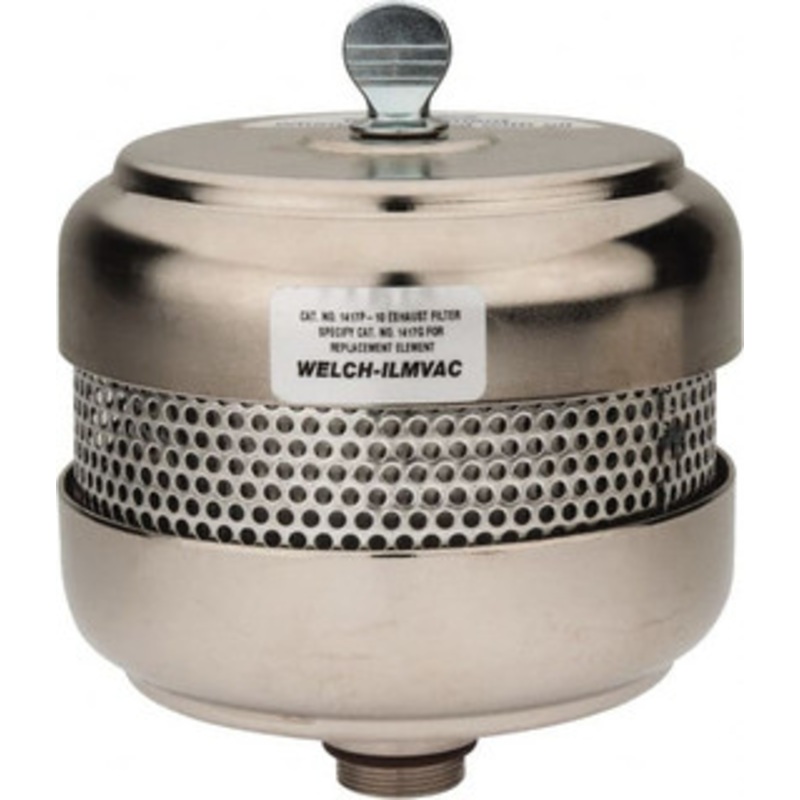 Welch Vacuum Standard Open Exhaust Filter For Use with 1402, 1376, 8920 & 8925, 5 Diam x 6-1/4 High 1417P-10 - 01815992
