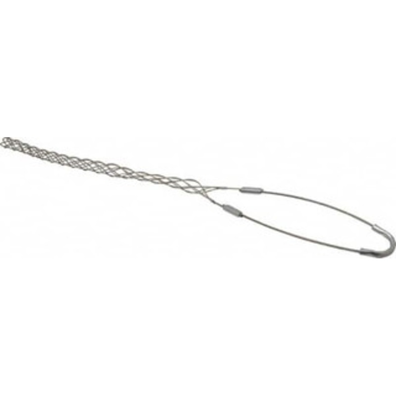 Woodhead - Molex 1/2 to 0.61 Inch Cable Diameter, Tinned Bronze, Single Loop Support Grip 18 Inch Long, 770 Lb. Breaking Strength, 11 Inch Mesh Length 35030 - 70498308
