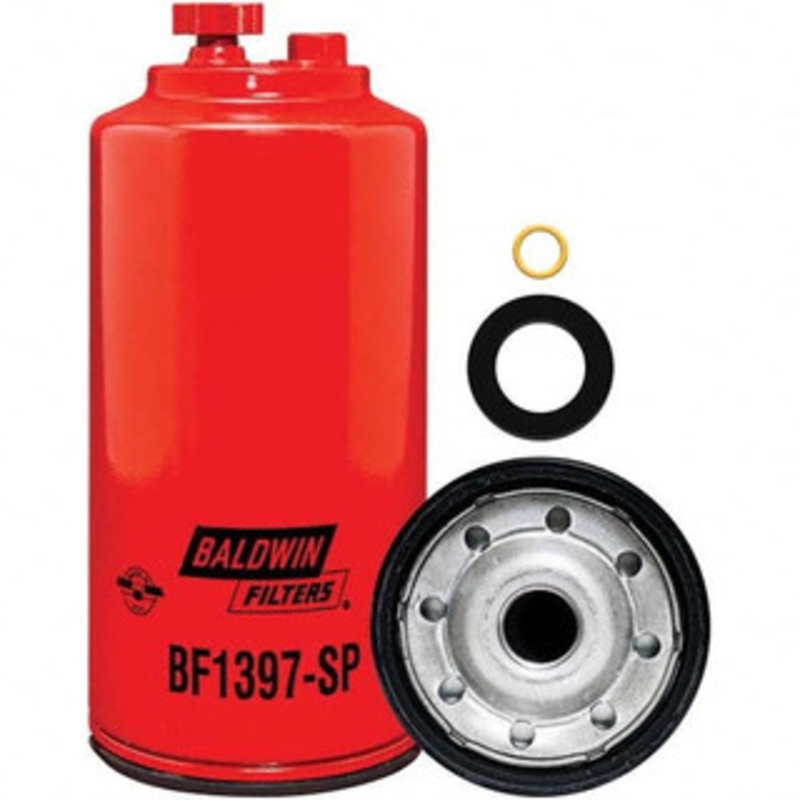 Baldwin Filters Automotive Fuel/Water Separator Element Fleetguard FS20007, Hastings FF1249SP, Wix 33607 BF1397-SP - 16642357
