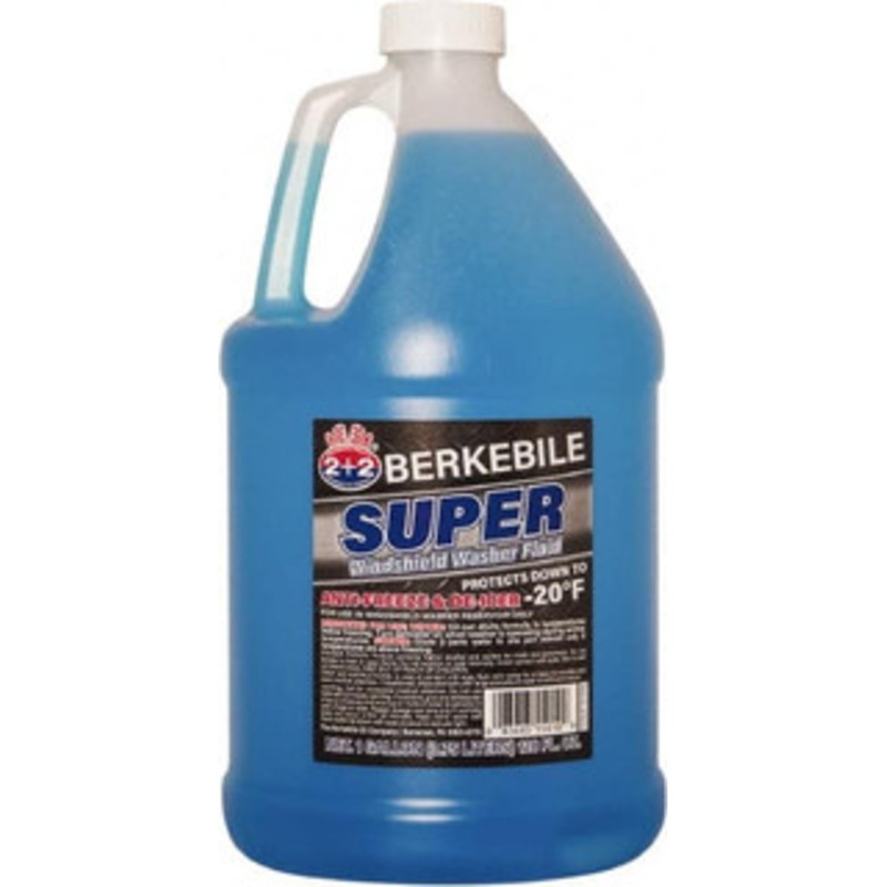 Berkebile Oil 1 Gal Jug with Handle Automotive Windshield Washer Fluid Methanol, Flammable B55010 - 33764218