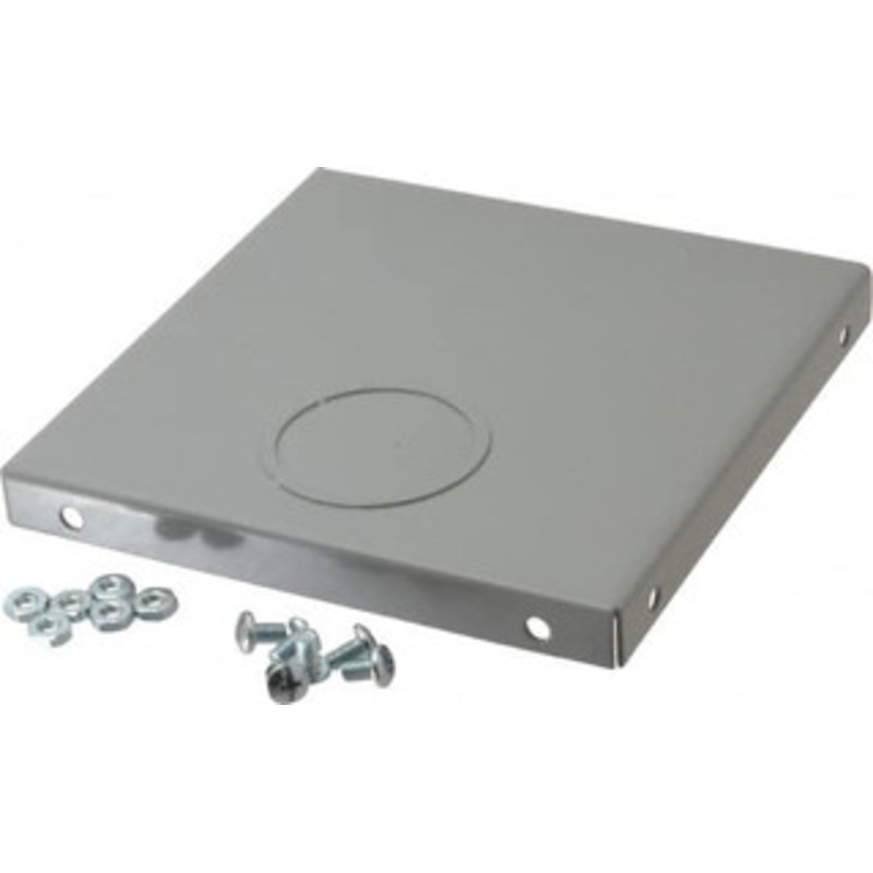 Cooper B-Line 6 Inch Wide x 6 Inch High, Rectangular Raceway Fitting Gray, For Use with Lay In Wireways, Type 1 Screw Cover Wireway 78205110830 - 82611518