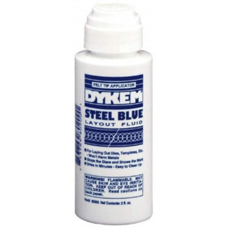 Dykem Blue Layout Fluid 2 Ounce Felt Tip Applicator 80200 - 00264176