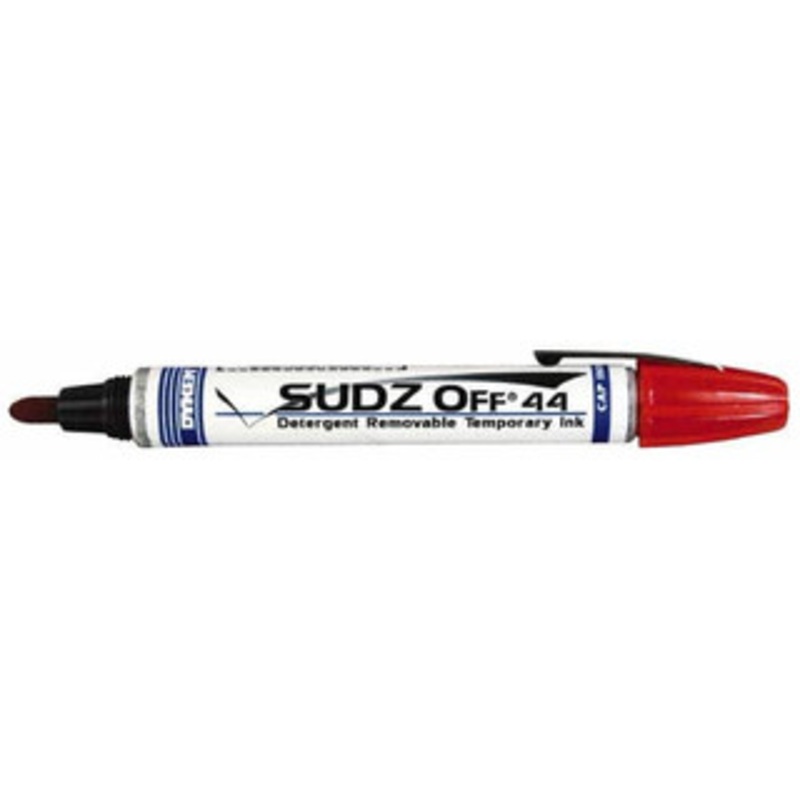 Dykem Red Dye and Pigment-Based Ink Marker Broad Tip, Water Resistant Ink 44939 - 04453783