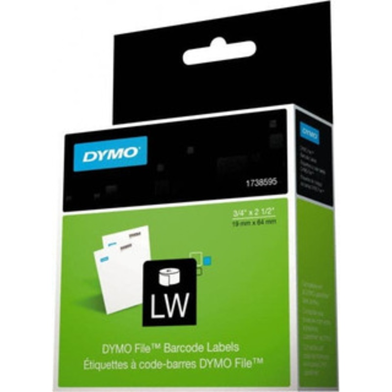 DYMO 3/4 x 2-1/2 White Label Printer Cartridge For DYMO LabelWriter Printers 1738595 - 58408964