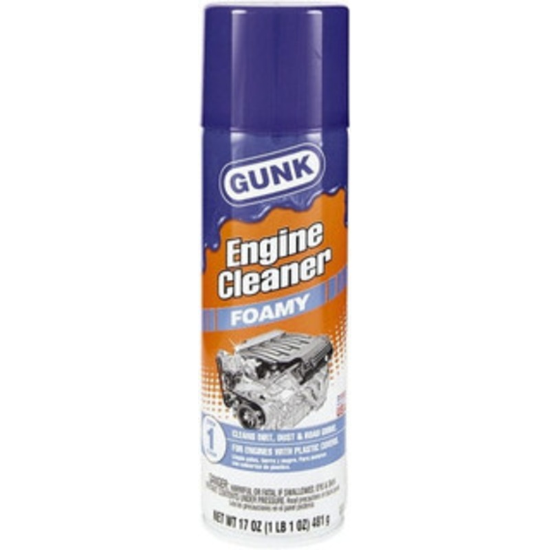 GUNK 17 oz Aerosol Can Automotive Engine Cleaner/Degreaser Nonflammable FEB1/12 - 79905766