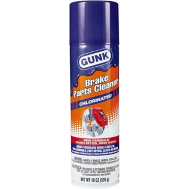 GUNK 19 oz Aerosol Can Automotive Brake Parts Cleaner Chlorinated, Nonflammable M720 - 81909079