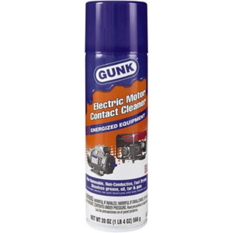 GUNK 20 oz Aerosol Can Automotive Electrical Cleaner Tetrachloroethylene, Nonflammable NM1 - 66681883