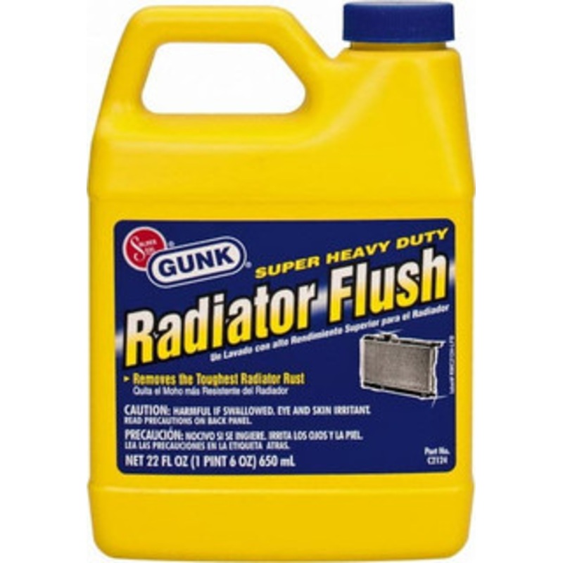 GUNK 22 oz Jug with Handle Automotive Radiator Flush Nonflammable C2124 - 79905733