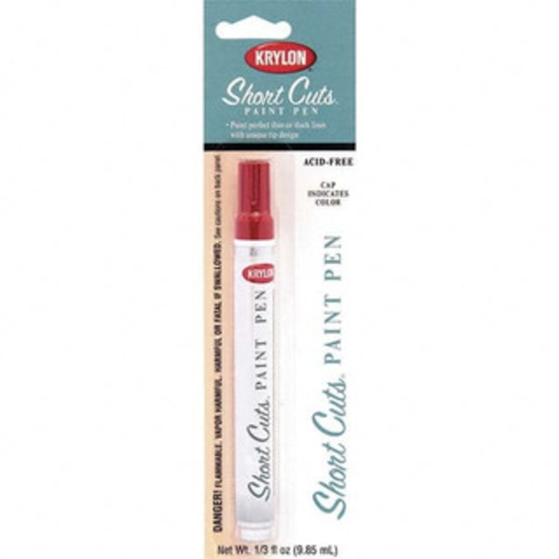 Krylon 0.33 oz Red Pepper Gloss Finish Paint Pen Pen, Direct to Metal KSCP903 - 54291265