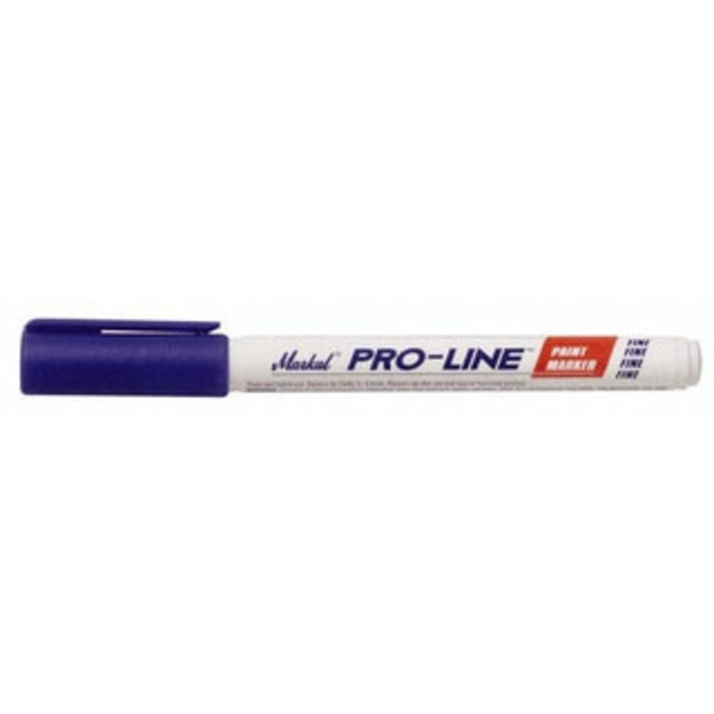 Markal Blue Liquid Enamel-Based Paint Marker Fine Tip, Alcohol Base Ink 96875 - 06900575