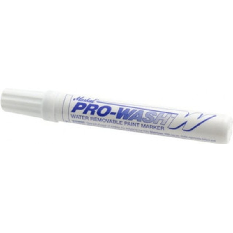 Markal White Oil-Based Paint Marker Fine Tip, Alcohol Base Ink 97030 - 51017119