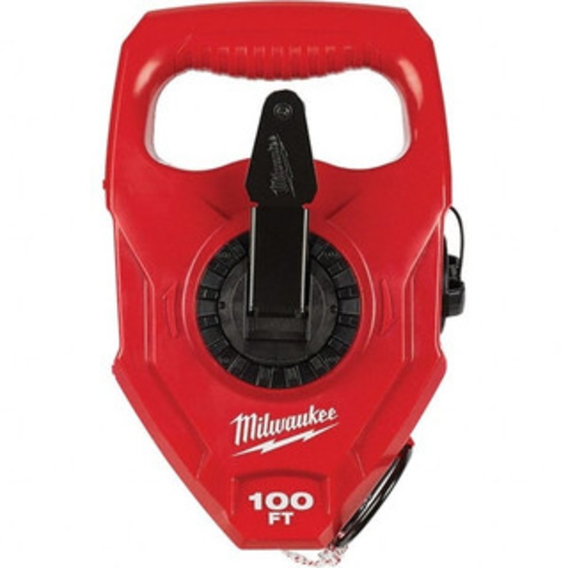 Milwaukee Chalk Line Reels, Type: Chalk Reel, Length (Feet): 100, Color: Red, Black 48-22-3910 - 90497595