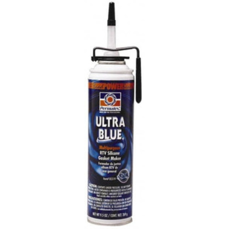 Permatex 9-1/2 oz Gasket Maker -65 to 500F, Blue, Comes in PowerBead Pressurized Can 85519 - 85635456