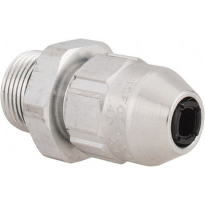 Thomas & Betts 0.4 to 0.54 Class 1, Gas & Vapor Environment Straight Strain Relief Cord Grip 3/4 NPT, Aluminum TCF075 54AL - 57299992