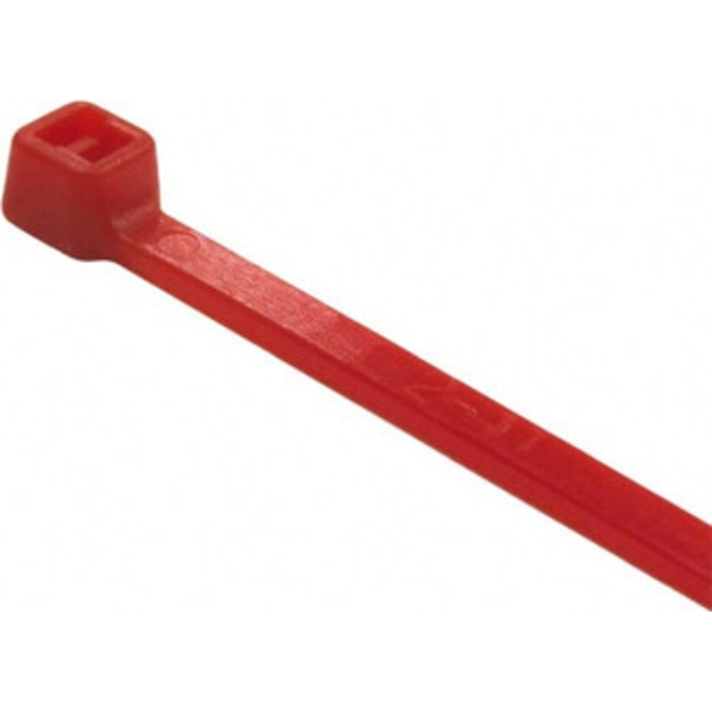 Value Collection 9.8 Long Red Nylon Standard Cable Tie 40 Lb Tensile Strength, 70mm Max Bundle Diam TSL-250-I-YR-M - 68951185
