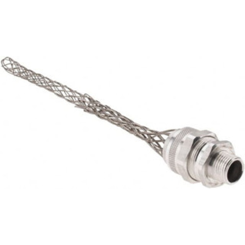 Woodhead - Molex 0.75 to 0.875 Liquidtight Straight Strain Relief Cord Grip 1/2 NPT, 7 OAL, Aluminum 36246 - 70497383