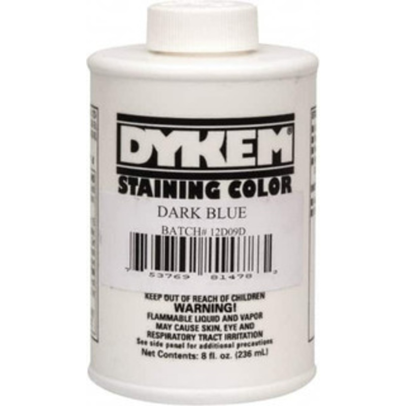 Dykem 8 Ounce Dark Blue Staining Color Brush in Cap Container 81478 - 02598886