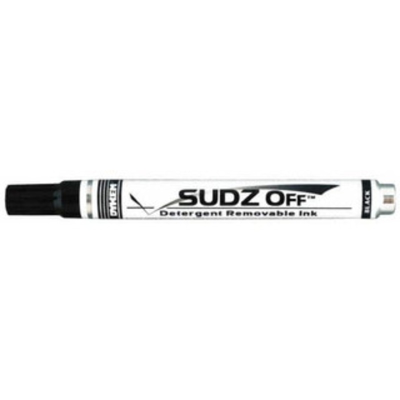 Dykem Black Dye & Pigment-Based Ink Marker Medium Tip, Water Resistant Ink 91985 - 04453858