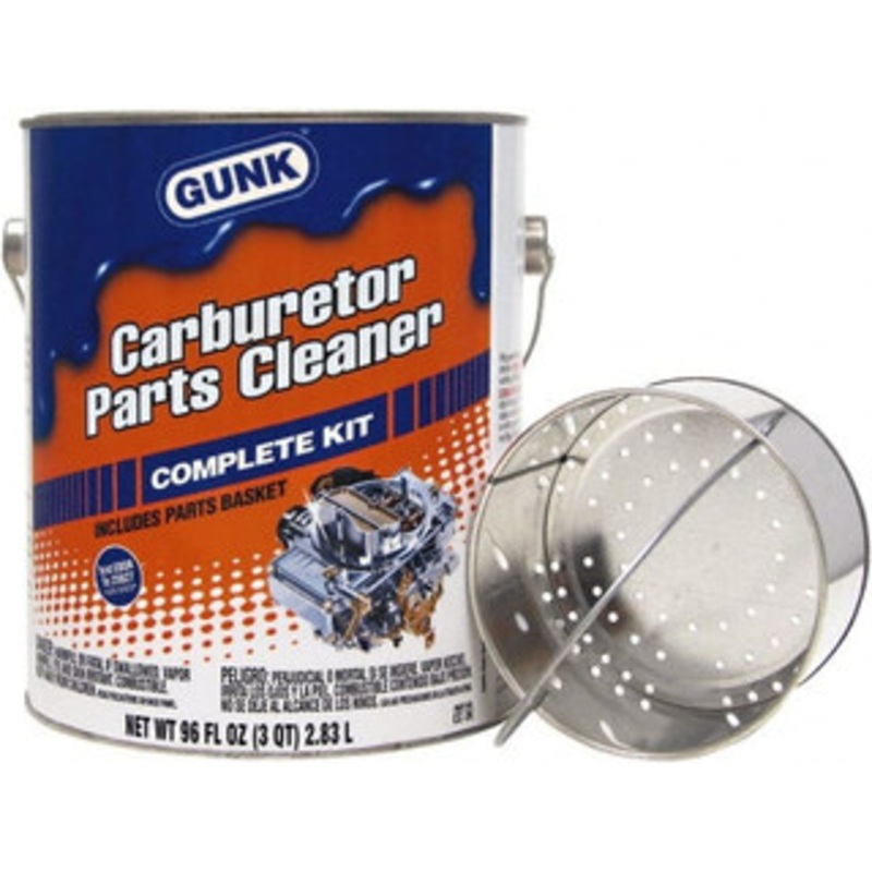 GUNK 96 oz Pail with Dip Basket Automotive Carburetor & Parts Cleaner Nonchlorinated, Flammable CC3K - 40237794