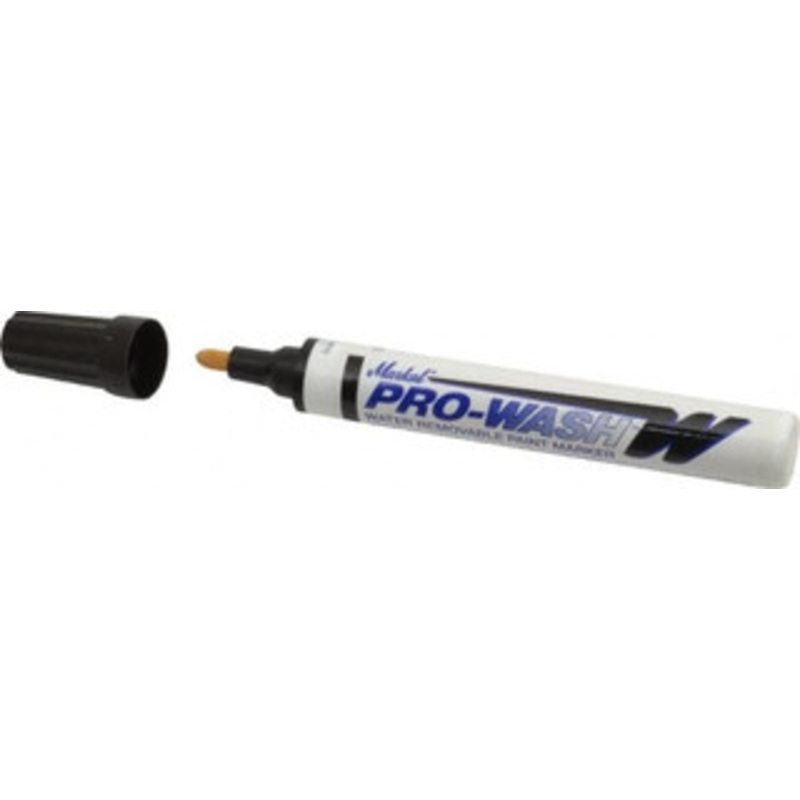 Markal Black Oil-Based Paint Marker Fine Tip, Alcohol Base Ink 97033 - 51017143