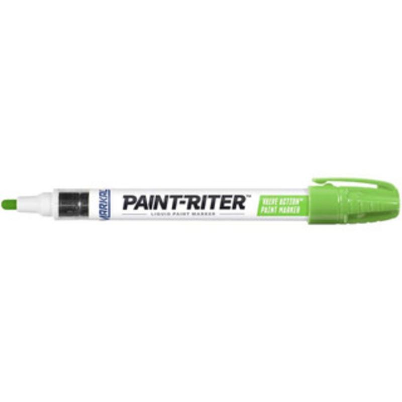 Markal Fluorescent Green Paint Marker Bullet Medium Tip, Alcohol Base Ink 97051 - 43475201