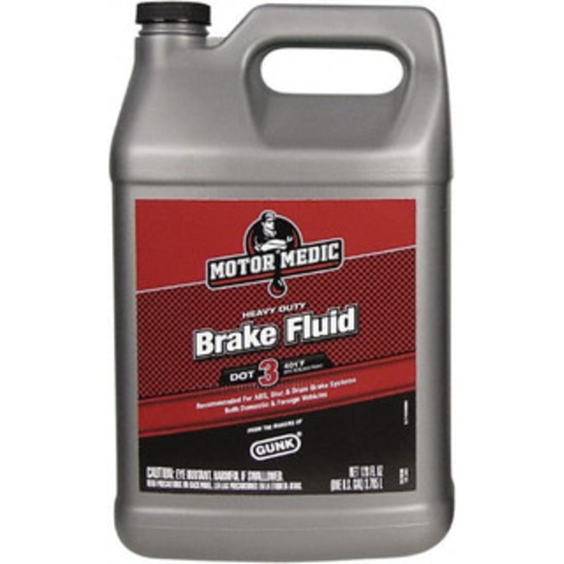 Motor Medic 1 Gal Super Heavy Duty Brake Fluid DOT 3 Transportation M4334 - 79905550
