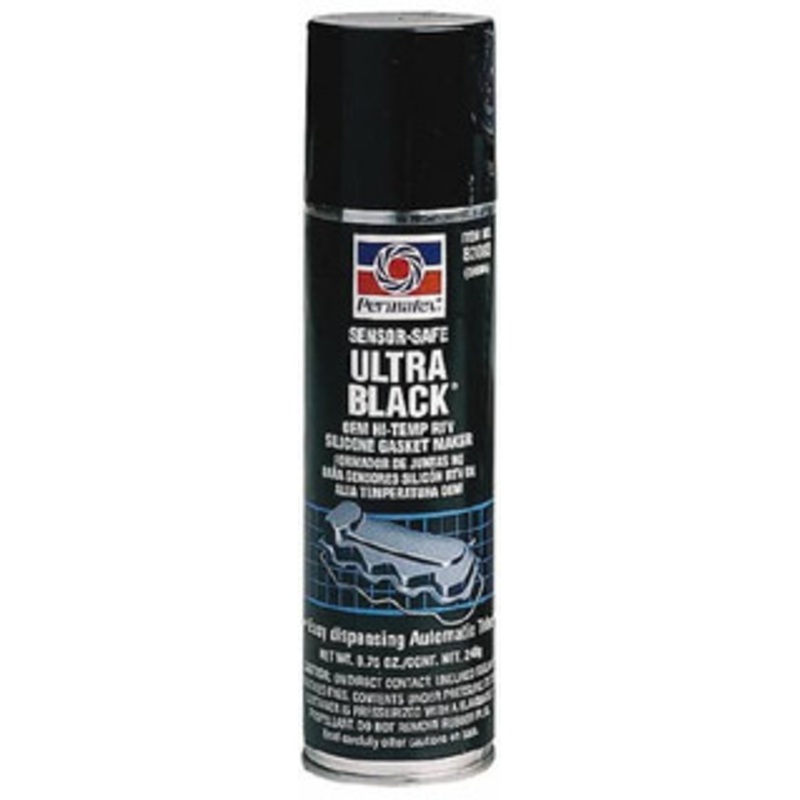 Permatex 8-3/4 oz Oil Resistant Gasket Maker -65 to 500F, Black, Comes in Automatic Tube 82080 - 60075389