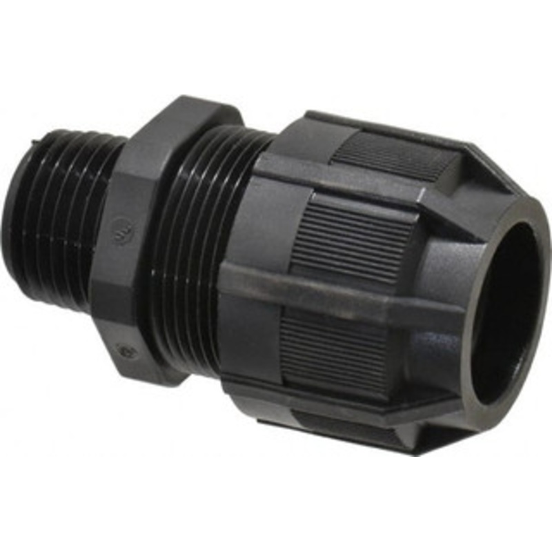 Thomas & Betts 0.5 to 0.75 Liquidtight Straight Strain Relief Cord Grip 1/2 NPT, 2-5/32 OAL, Nylon 2922NM - 94349743